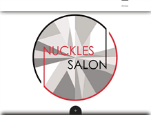 Tablet Screenshot of nucklessalon.com